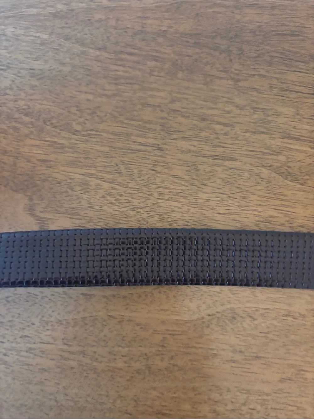 Men's Textured Dark Brown Leather Belt w/ Silver Buckle made in Italy fits 36-38